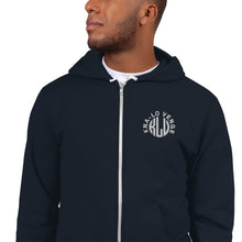 Load image into Gallery viewer, KLV LOGO unisex White Embroidered Logo Hoodie sweater