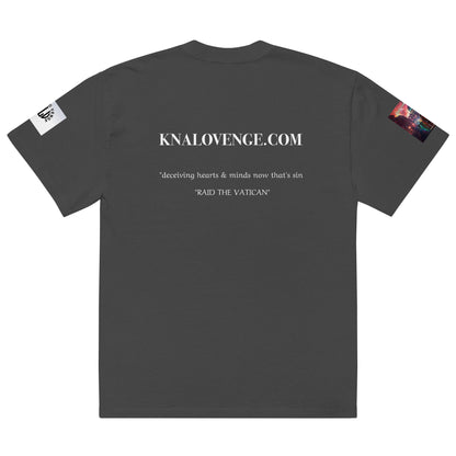 EXCLUSIVE "VENGE CREW" Oversized faded t-shirt