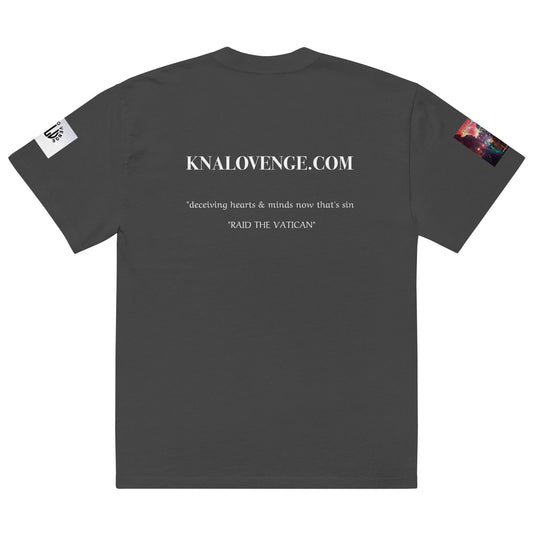 EXCLUSIVE "VENGE CREW" Oversized faded t-shirt