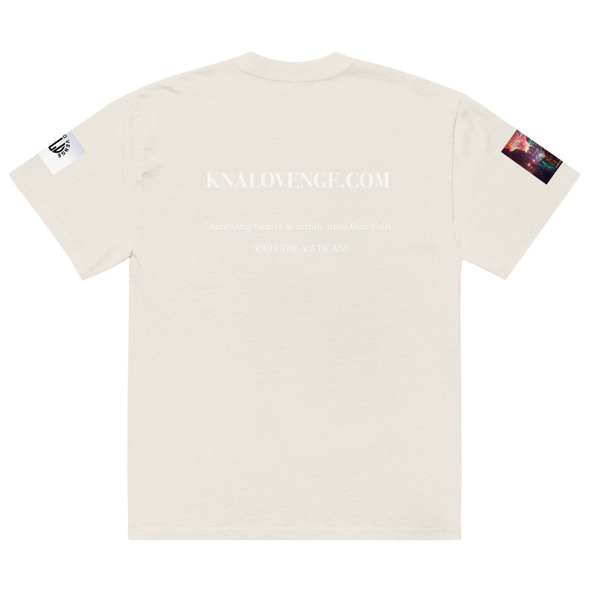 EXCLUSIVE "VENGE CREW" Oversized faded t-shirt