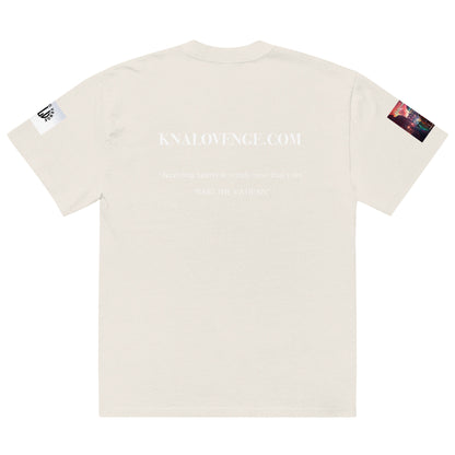 EXCLUSIVE "VENGE CREW" Oversized faded t-shirt
