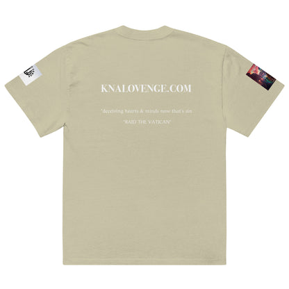 EXCLUSIVE "VENGE CREW" Oversized faded t-shirt