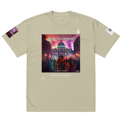 EXCLUSIVE "VENGE CREW" Oversized faded t-shirt