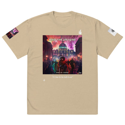 EXCLUSIVE "VENGE CREW" Oversized faded t-shirt