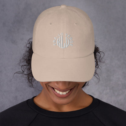 KLV LOGO Unisex White Logo Hat