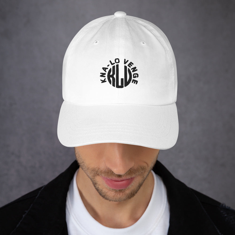 KLV LOGO unisex White Embroidered Logo Hoodie sweater