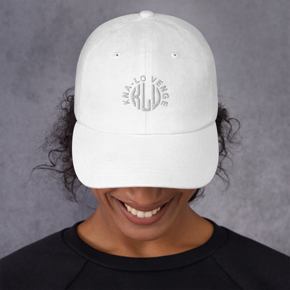 KLV LOGO Unisex White Logo Hat