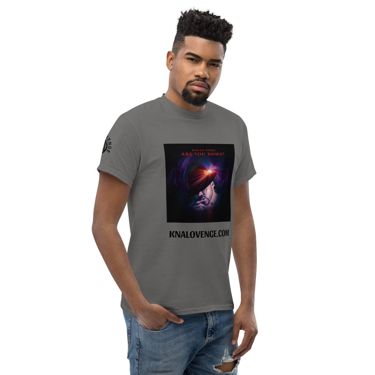 "ARE YOU DOWN?" Kna-Lo Venge *Men's classic tee