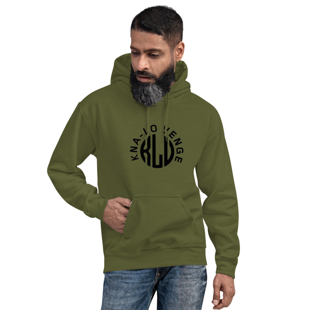 KLV LOGO unisex GRAY Embroidered Logo Hoodie sweater